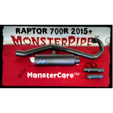 Monster Exhaust - 15+ Raptor 700 Single
