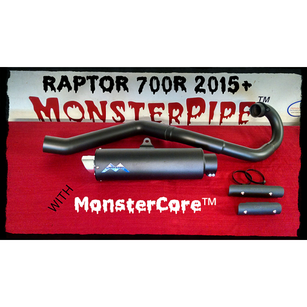 Monster Exhaust - 15+ Raptor 700 Single