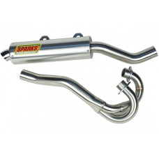 Sparks Racing X-6 Exhaust System Yamaha 2006-2014 Raptor 700R (Big Core)