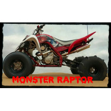 Monster Exhaust - 06-14 Raptor 700 Duals